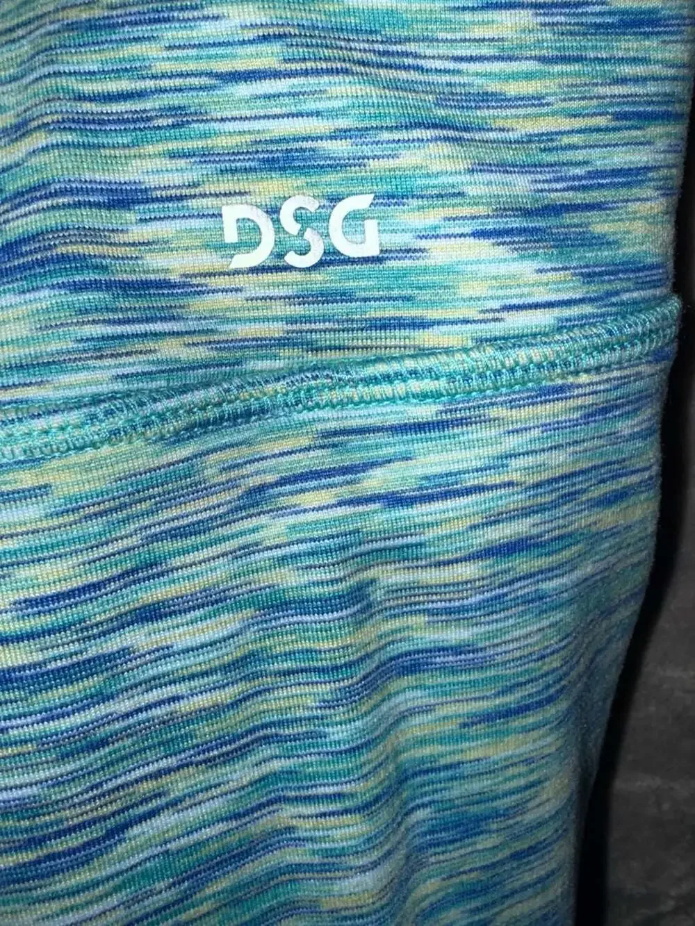 DSG Momentum Mid-Rise Skort Blue Space Dye Size XL
